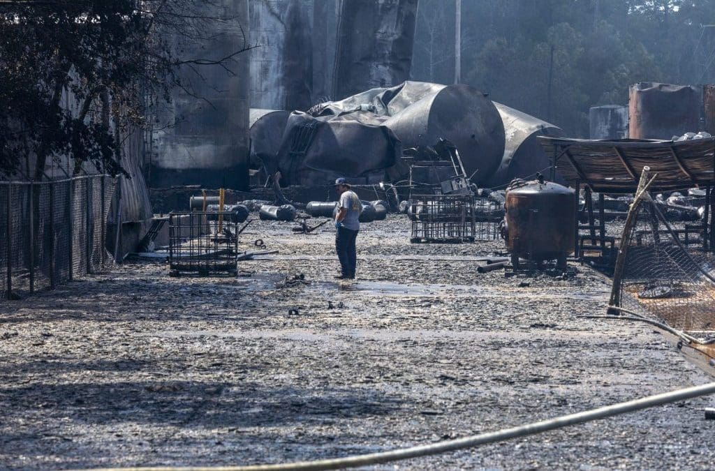‘The rain was black’: A plant explosion set off a toxic bomb in this Louisiana town
