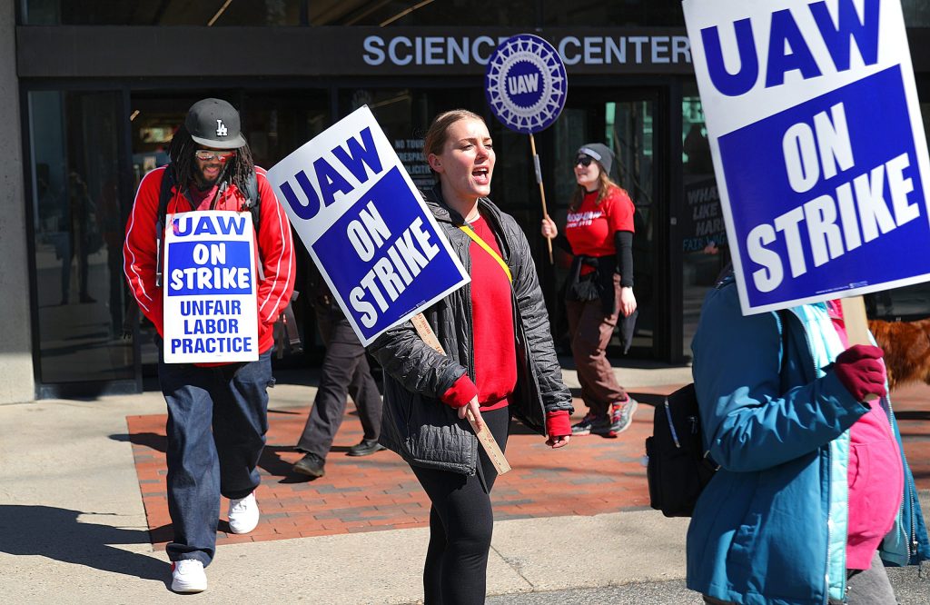 Amid Trump attacks and Epstein scandals, 4,000 graduate students strike at Harvard University