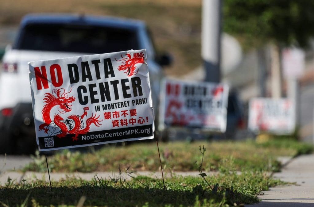 Voters in California city become first in US to approve permanent ban on data centers
