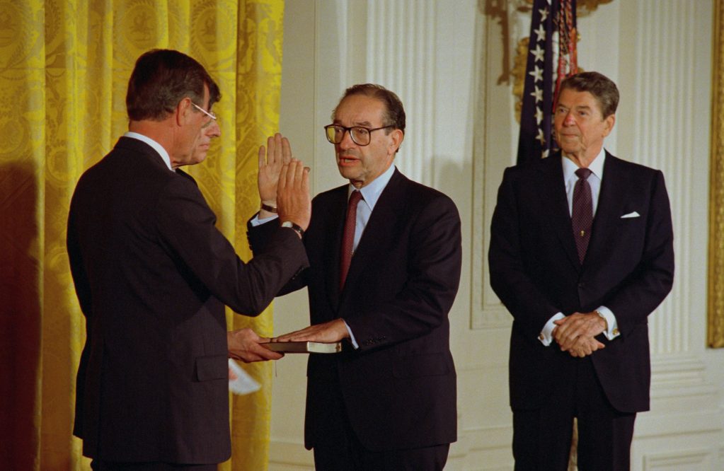 Alan Greenspan, longtime Fed chair and Ayn Rand disciple, meets ultimate ‘invisible hand’