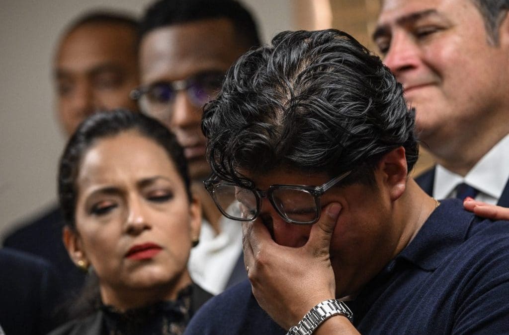 ‘He did not deserve to die’: son of man killed by ICE demands independent investigation