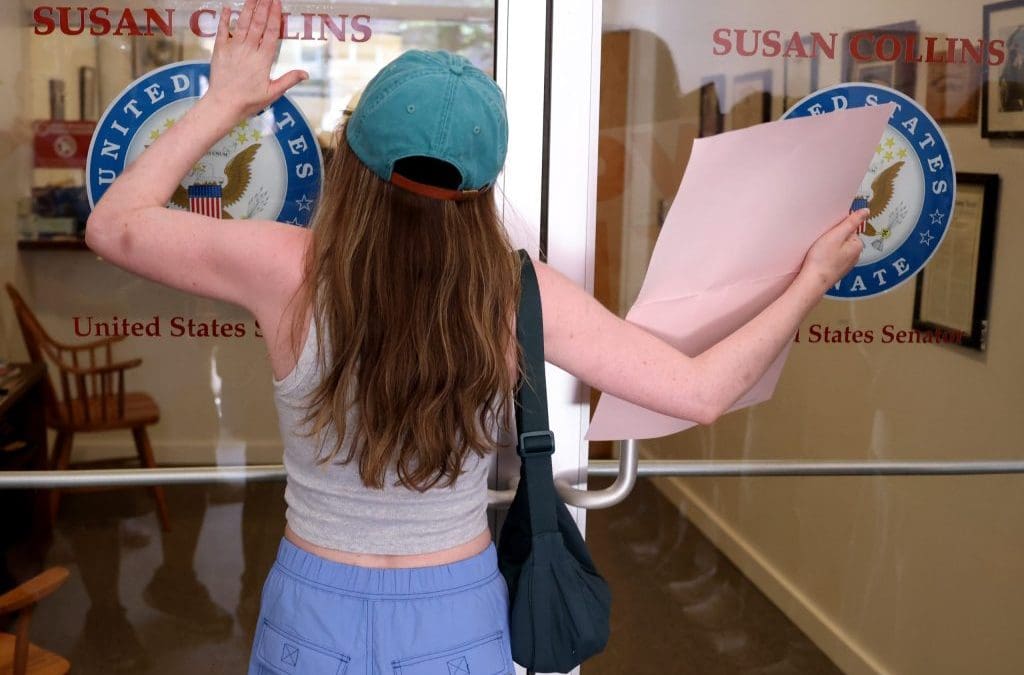 ICE funding approved by Susan Collins and Trump GOP to deliver electric shock gloves to agents nationwide